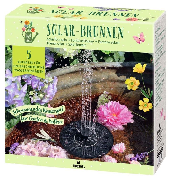 Produktbild: Blatt & Bl&uuml;te Solar-Brunnen