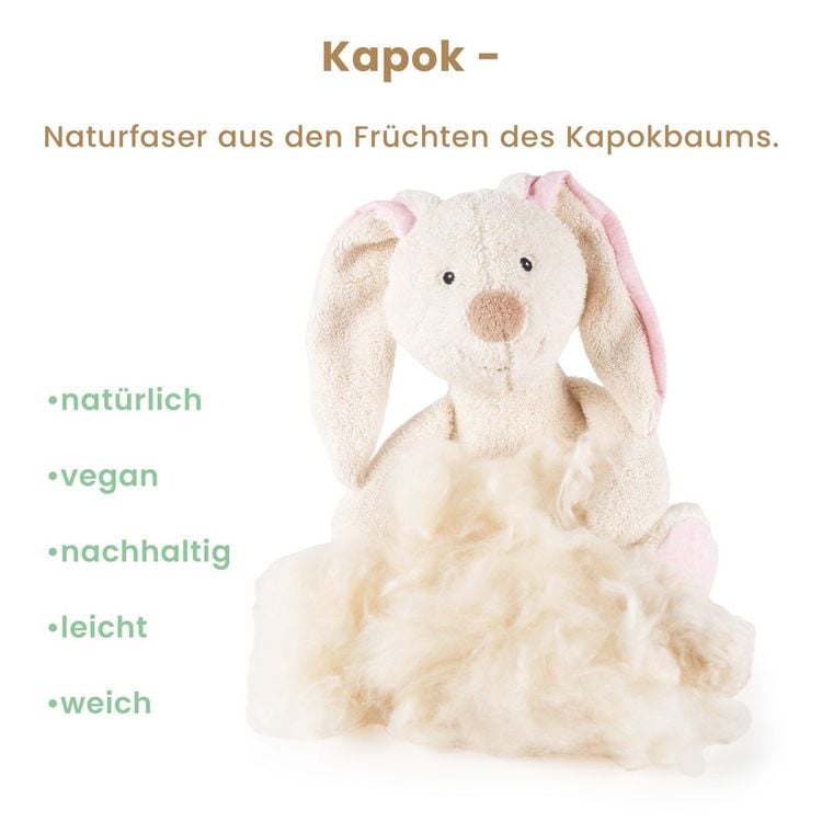 Produktbild: Sigikid 31056 - Natural Friends, Hase, 28 cm, Kuscheltier