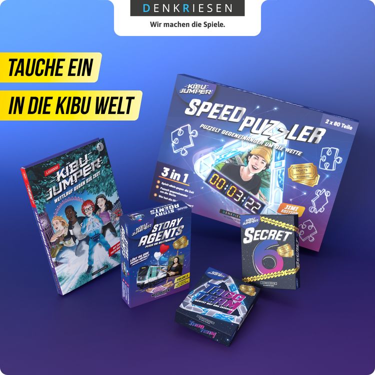 Produktbild: DENKRIESEN - KIBU JUMPER&reg; - Story Agents - London - "Wettlauf gegen die Zeit"