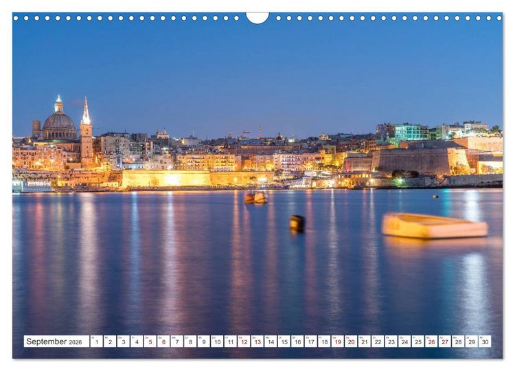 Produktbild: Malta - Gozo und Comino (Wandkalender 2026 DIN A3 quer), CALVENDO Monatskalender