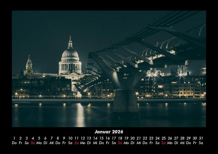 Produktbild: London - Impressionen 2026 Fotokalender DIN A3