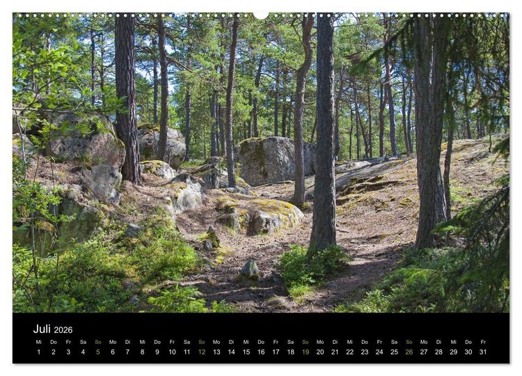 Produktbild: S&uuml;dschweden (Wandkalender 2026 DIN A2 quer), CALVENDO Monatskalender