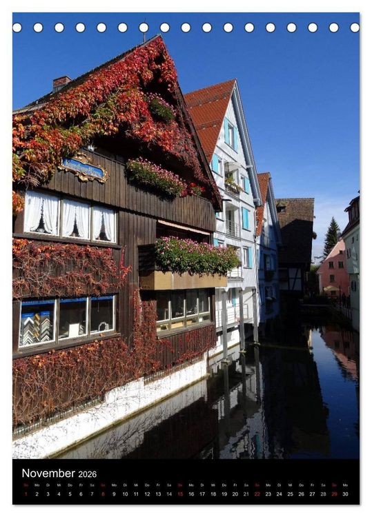 Produktbild: Fischerviertel in Ulm (Tischkalender 2026 DIN A5 hoch), CALVENDO Monatskalender