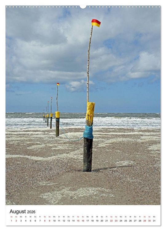 Produktbild: Norderney - Inselliebe (Wandkalender 2026 DIN A2 hoch), CALVENDO Monatskalender
