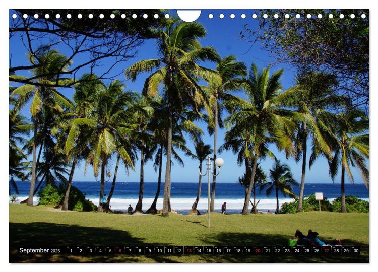 Produktbild: La R&eacute;union - Paradies im indischen Ozean (Wandkalender 2026 DIN A4 quer), CALVENDO Monatskalender