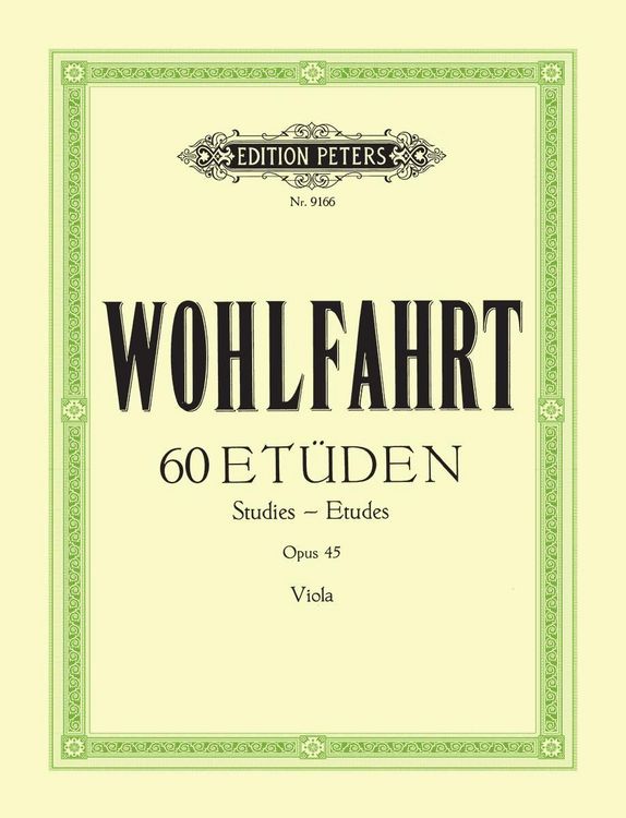 Produktbild: 60 Et&uuml;den f&uuml;r Violine solo op. 45
