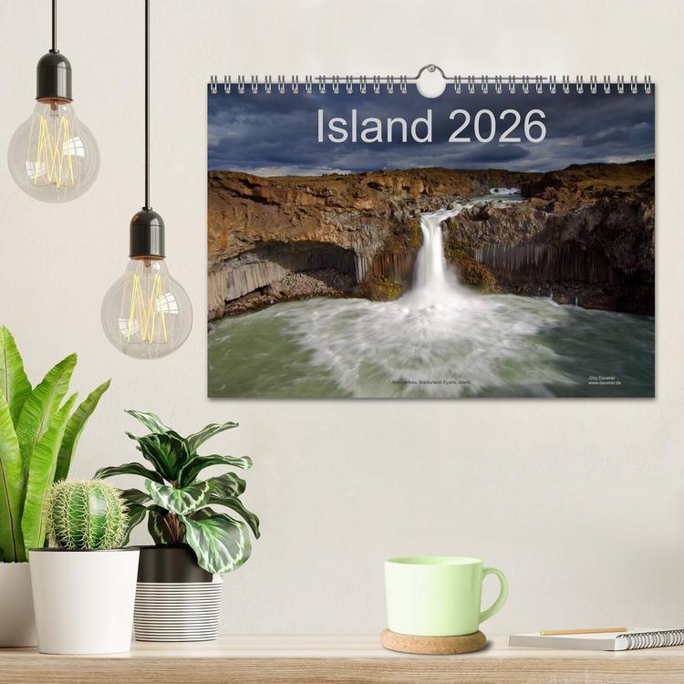 Produktbild: Island (Wandkalender 2026 DIN A4 quer), CALVENDO Monatskalender