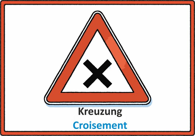 Produktbild: Meine Verkehrszeichen deutsch - franz&ouml;sisch