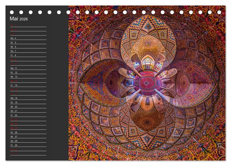Produktbild: Orientalische Architektur - Verzaubernd (Tischkalender 2026 DIN A5 quer), CALVENDO Monatskalender