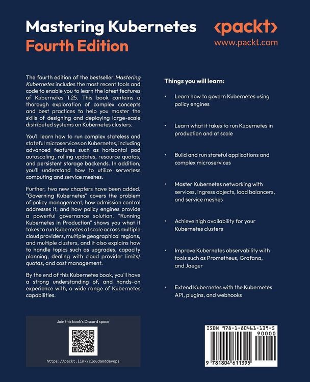 Produktbild: Mastering Kubernetes - Fourth Edition
