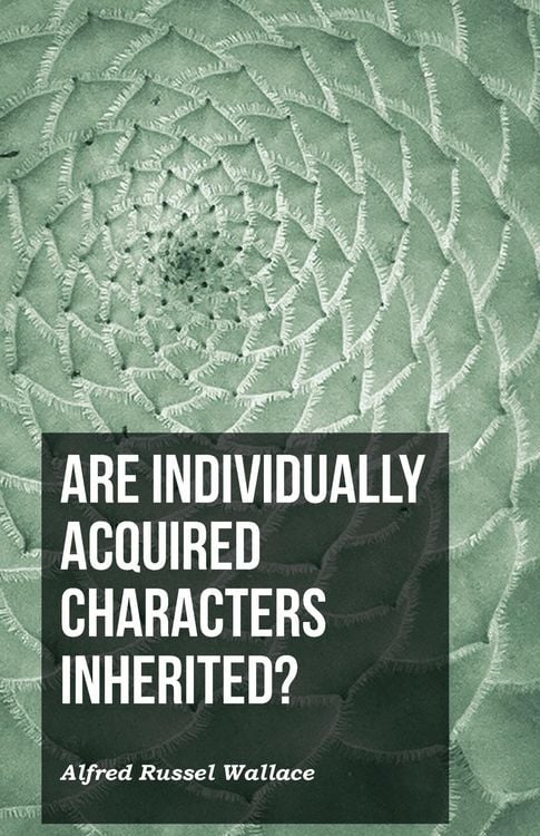 Produktbild: Are Individually Acquired Characters Inherited?