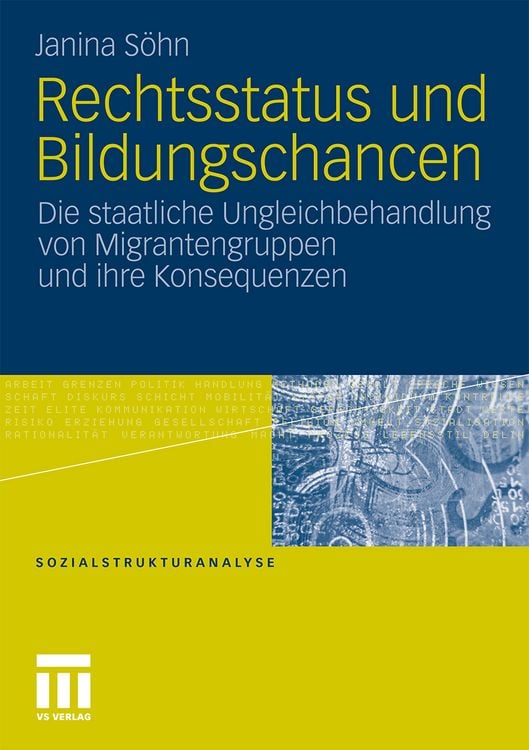 Produktbild: Rechtsstatus und Bildungschancen