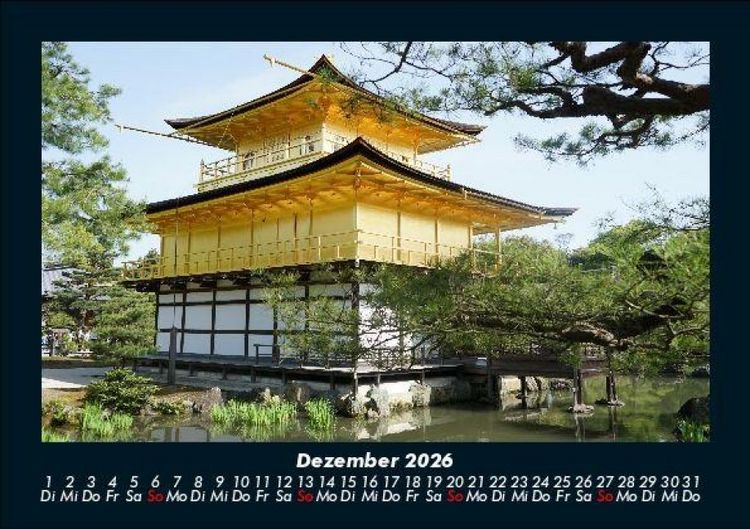 Produktbild: Tempel 2026 Fotokalender DIN A5