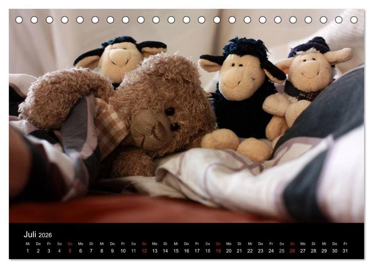 Produktbild: Herr Nopf ist da! (Tischkalender 2026 DIN A5 quer), CALVENDO Monatskalender