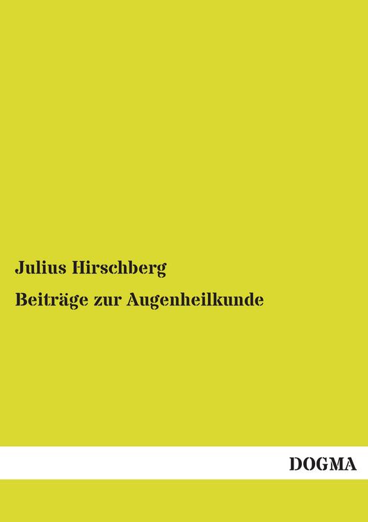 Produktbild: Beitr&auml;ge zur Augenheilkunde