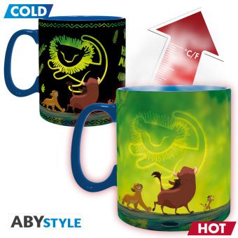 Produktbild: DISNEY - Mug Heat Change- 460ml- The Lion King - cardboard