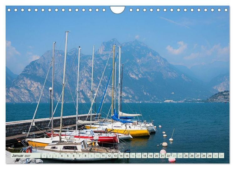 Produktbild: Gardasee - Perle Italiens (Wandkalender 2027 DIN A4 quer), CALVENDO Monatskalender