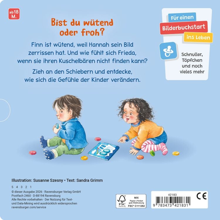 Produktbild: Gl&uuml;cklich, traurig, w&uuml;tend, froh