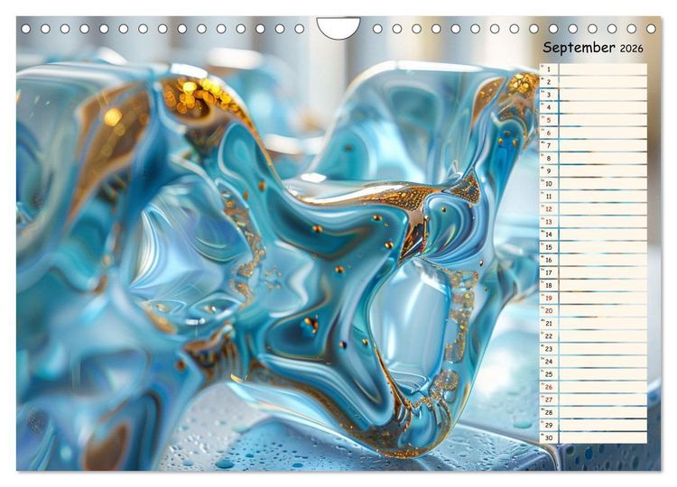 Produktbild: Elegante Wunderwelten (Wandkalender 2026 DIN A4 quer), CALVENDO Monatskalender