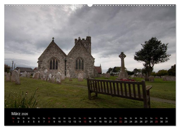 Produktbild: Unterwegs auf der Isle of Wight (Wandkalender 2026 DIN A2 quer), CALVENDO Monatskalender