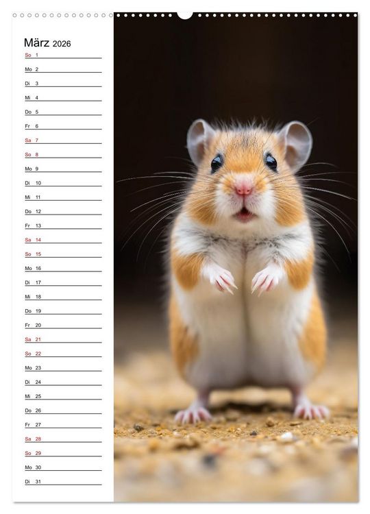 Produktbild: Ganz von vorn (Wandkalender 2026 DIN A2 hoch), CALVENDO Monatskalender
