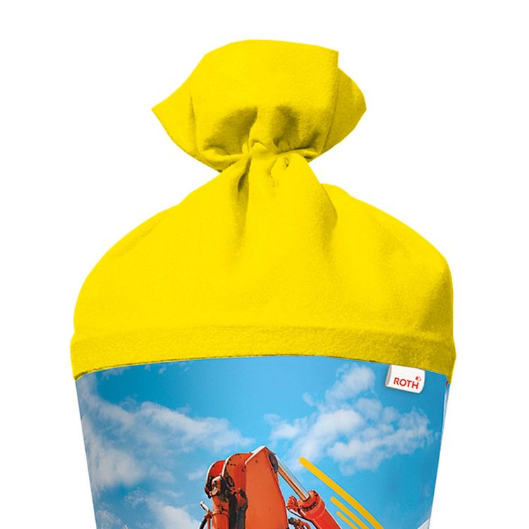 Produktbild: Motivschult&uuml;te, Achtung Bagger, 70cm, Folie