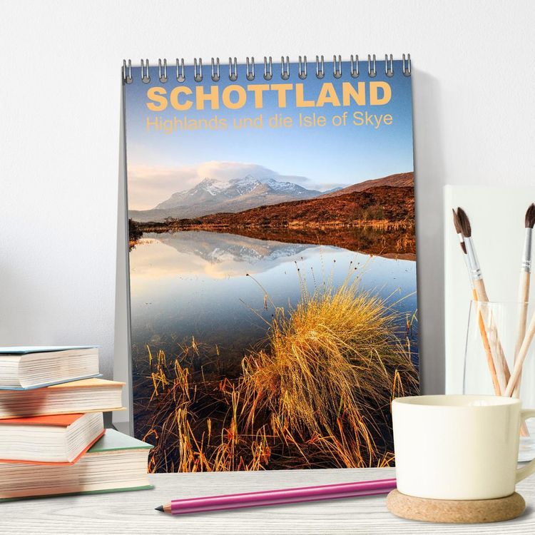 Produktbild: Schottland: Highlands und die Isle of Skye (Tischkalender 2026 DIN A5 hoch), CALVENDO Monatskalender