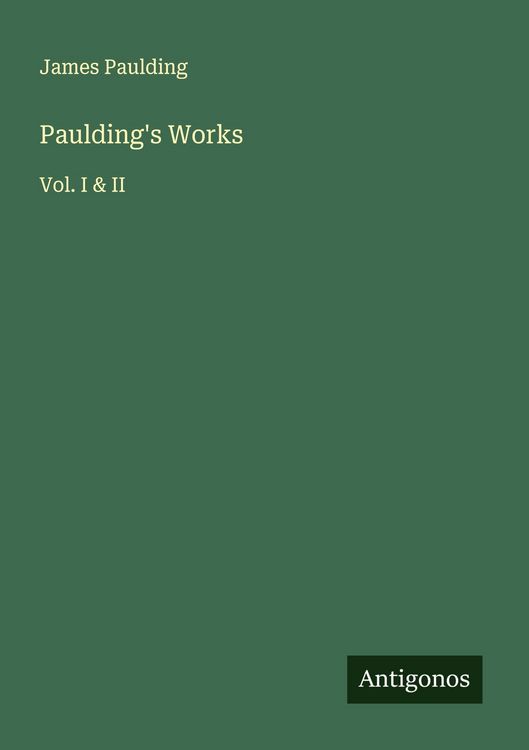 Produktbild: Paulding's Works