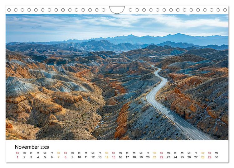 Produktbild: Stra&szlig;en und Wege (Wandkalender 2026 DIN A4 quer), CALVENDO Monatskalender