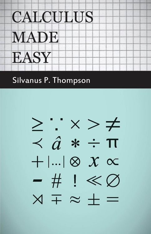 Produktbild: Calculus Made Easy