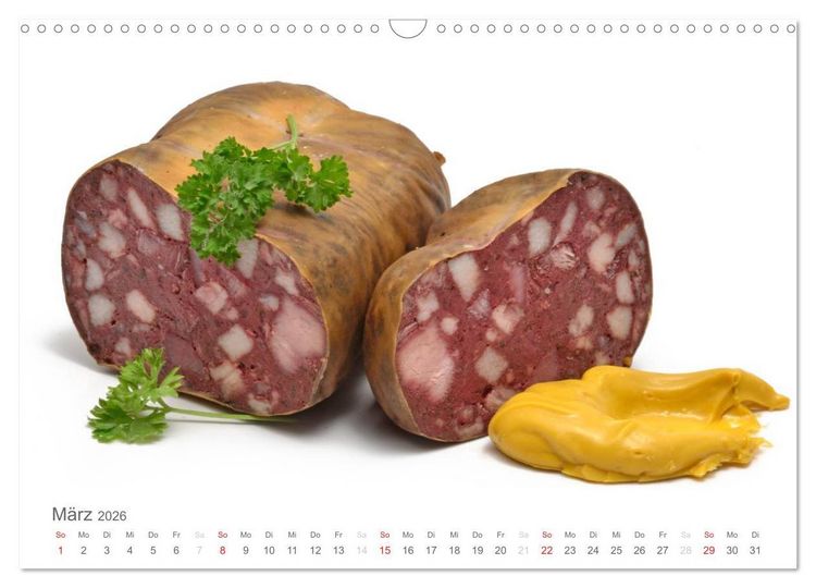 Produktbild: Alles Wurst (Wandkalender 2026 DIN A3 quer), CALVENDO Monatskalender