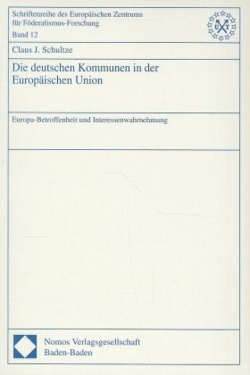 Produktbild: Die deutschen Kommunen in der Europ&auml;ischen Union