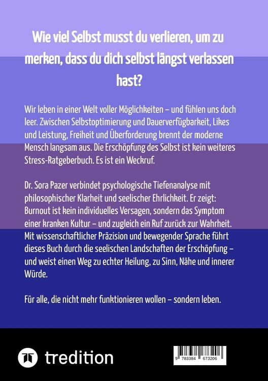Produktbild: Die Ersch&ouml;pfung des Selbst