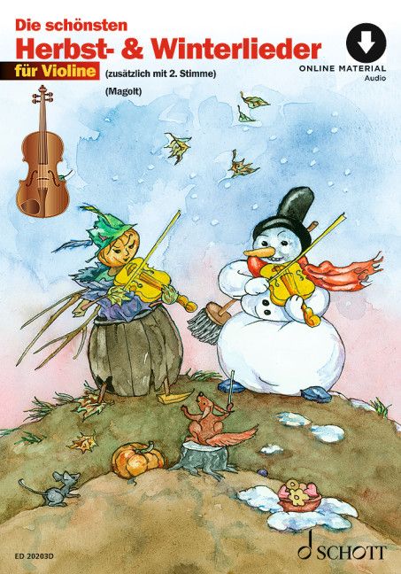 Produktbild: Die sch&ouml;nsten Herbst- und Winterlieder