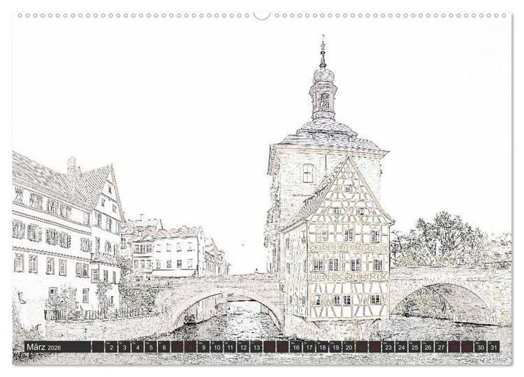Produktbild: MAL-TOUR Deutschland (Wandkalender 2026 DIN A2 quer), CALVENDO Monatskalender