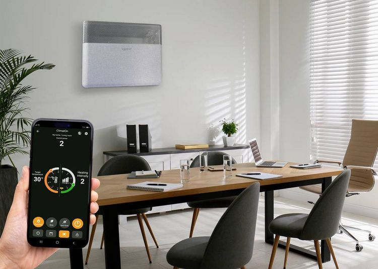 Produktbild: Sygonix SY-6770694 Heizger&auml;t 18m&sup2; Grau