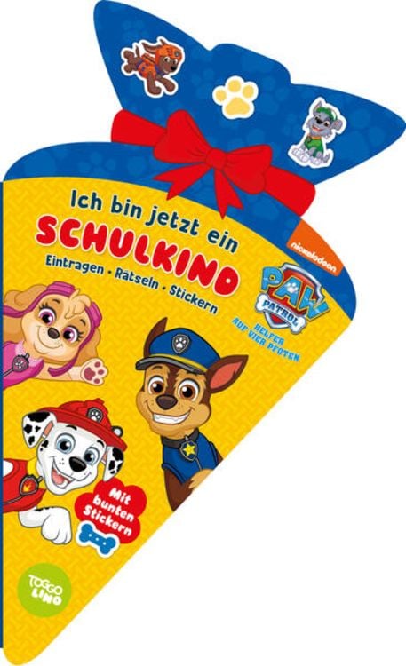 Bild vom Artikel PAW Patrol Ich bin jetzt ein Schulkind! Eintragen, Rätseln, Stickern vom Autor Schwager & Steinlein Verlag