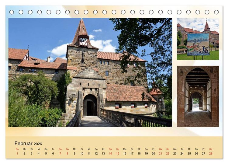 Produktbild: Lauf an der Pegnitz ist bunt (Tischkalender 2026 DIN A5 quer), CALVENDO Monatskalender