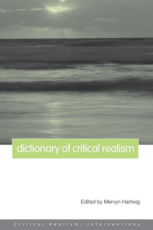 Produktbild: Dictionary of Critical Realism