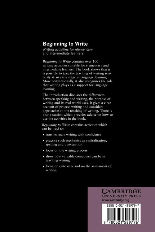 Produktbild: Beginning to Write