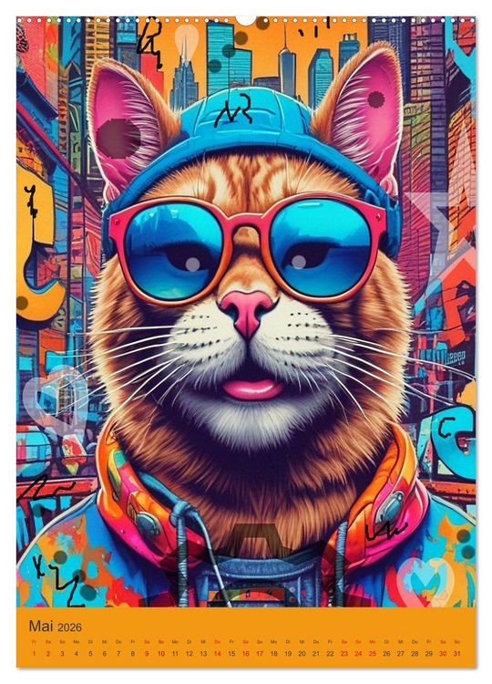 Produktbild: Meine Katze ist der Chef (hochwertiger Premium Wandkalender 2026 DIN A2 hoch), Kunstdruck in Hochglanz