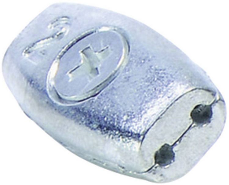 Produktbild: Bernstein 2690000005 Seilklemme Eiform (L x B x H) 28 x 15 x 12mm 1St.