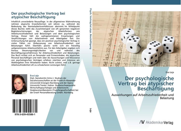 Produktbild: Der psychologische Vertrag bei atypischer Besch&auml;ftigung