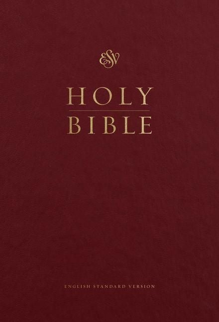Produktbild: ESV Pew and Worship Bible, Large Print (Burgundy)