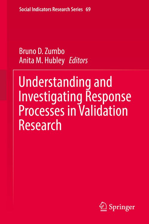 Produktbild: Understanding and Investigating Response Processes in Validation Research