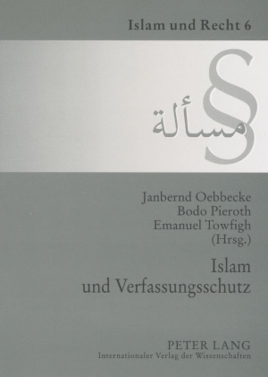 Produktbild: Islam und Verfassungsschutz