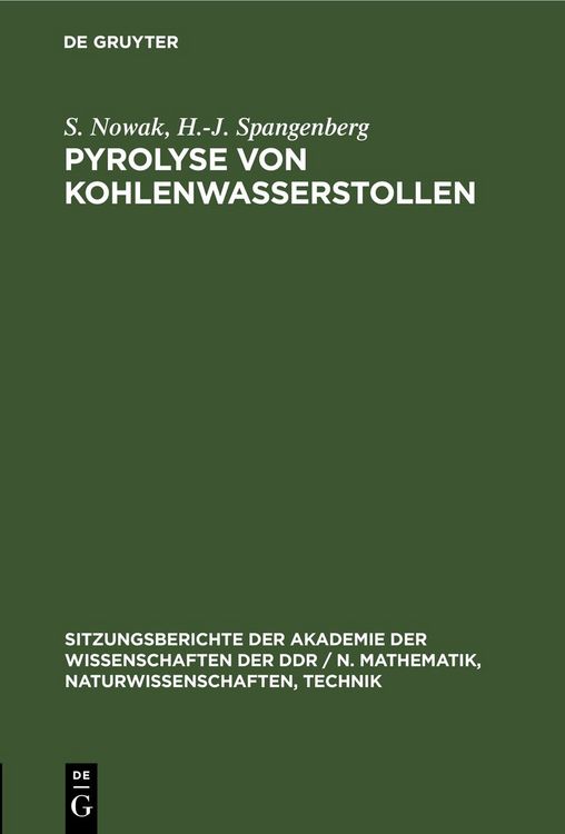 Produktbild: Pyrolyse von Kohlenwasserstollen