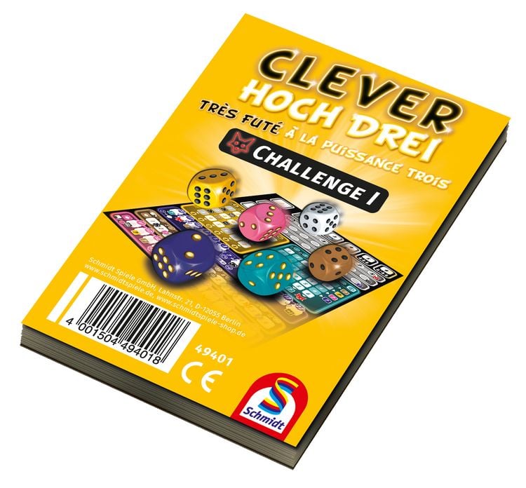 Produktbild: Clever hoch Drei, Challenge Block