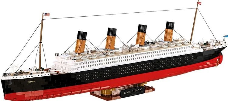 Produktbild: COBI Historical Collection 1686 - RMS Titanic, Bausatz 1:300, 3260 Klemmbausteine