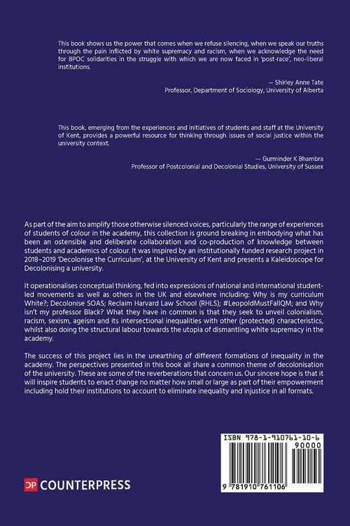 Produktbild: Towards Decolonising the University